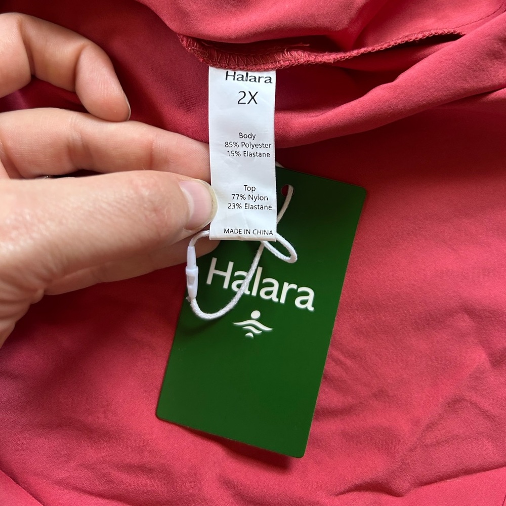 Halara Breezeful RacerPocket High Low Flowy Midi Quick Dry Plus Size Dress 2X - Picture 11 of 12
